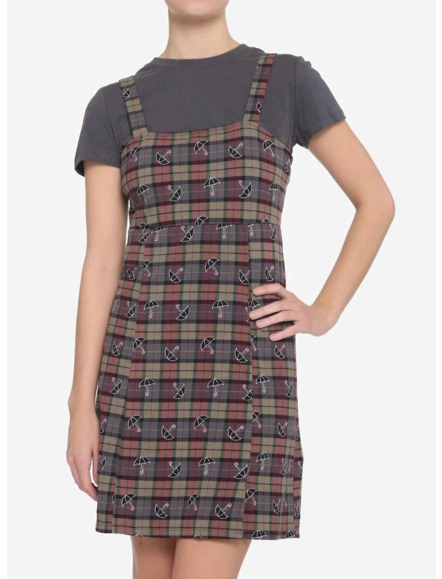 * Dresses | Hunivers The Umbrella Academy Plaid Twofer Dress