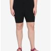 * Bottoms | Hunivers Black 10 Inch Inseam Bike Shorts Plus Size