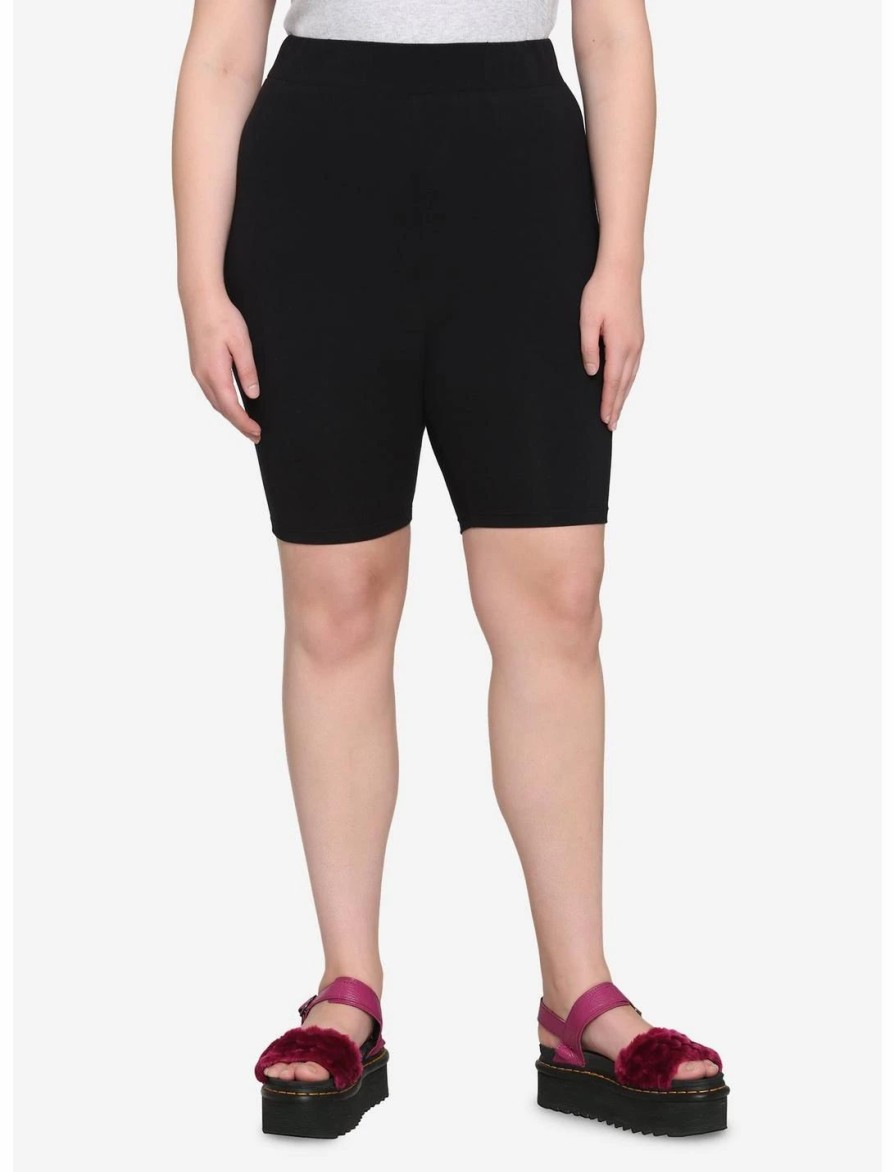 * Bottoms | Hunivers Black 10 Inch Inseam Bike Shorts Plus Size