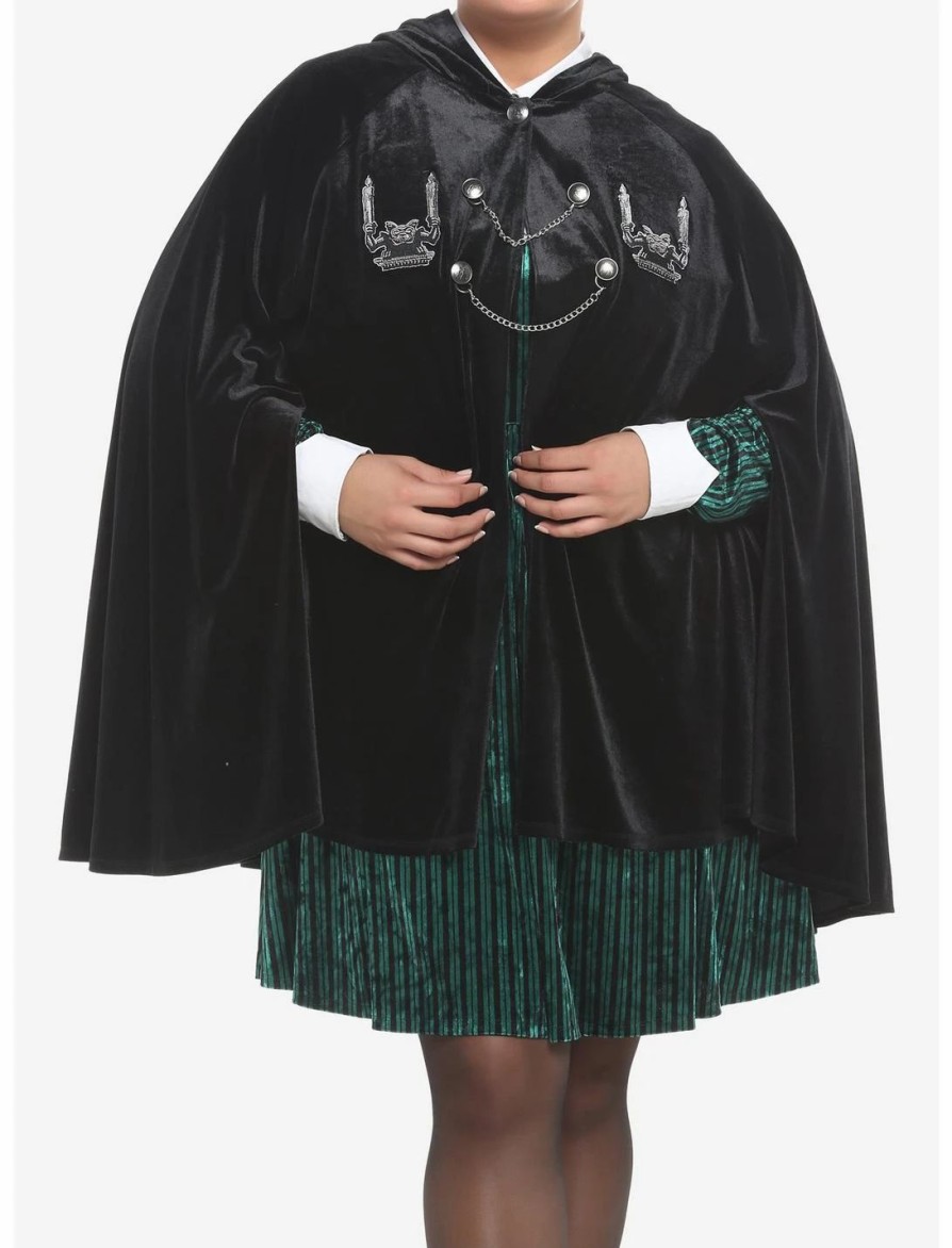 * Outerwear | Hunivers Her Universe Disney The Haunted Mansion Gargoyle Velvet Hooded Cape Plus Size