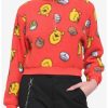 * Outerwear | Hunivers Disney Winnie The Pooh Fuzzy Half-Zipper Girls Sweater