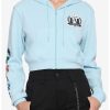 * Hoodies And Sweatshirts | Bioworld My Hero Academia Light Blue U.A. High Crop Hoodie