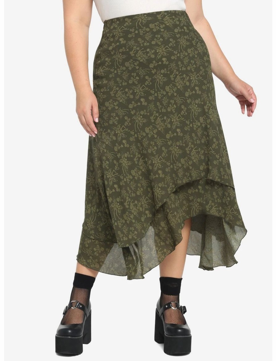 * Bottoms | Hunivers Skeleton Fairy Midi Skirt Plus Size