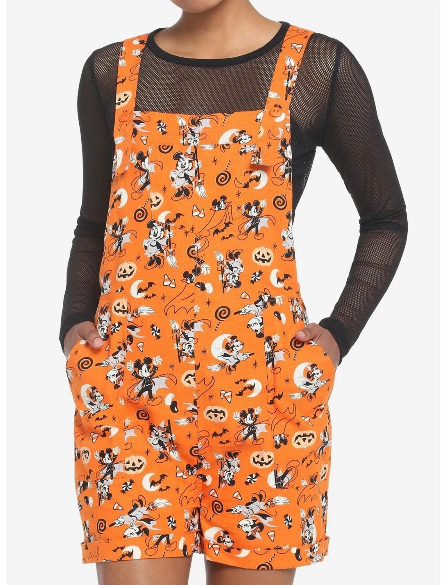 * Bottoms | Hunivers Her Universe Disney Halloween Vintage Icons Soft Shortalls